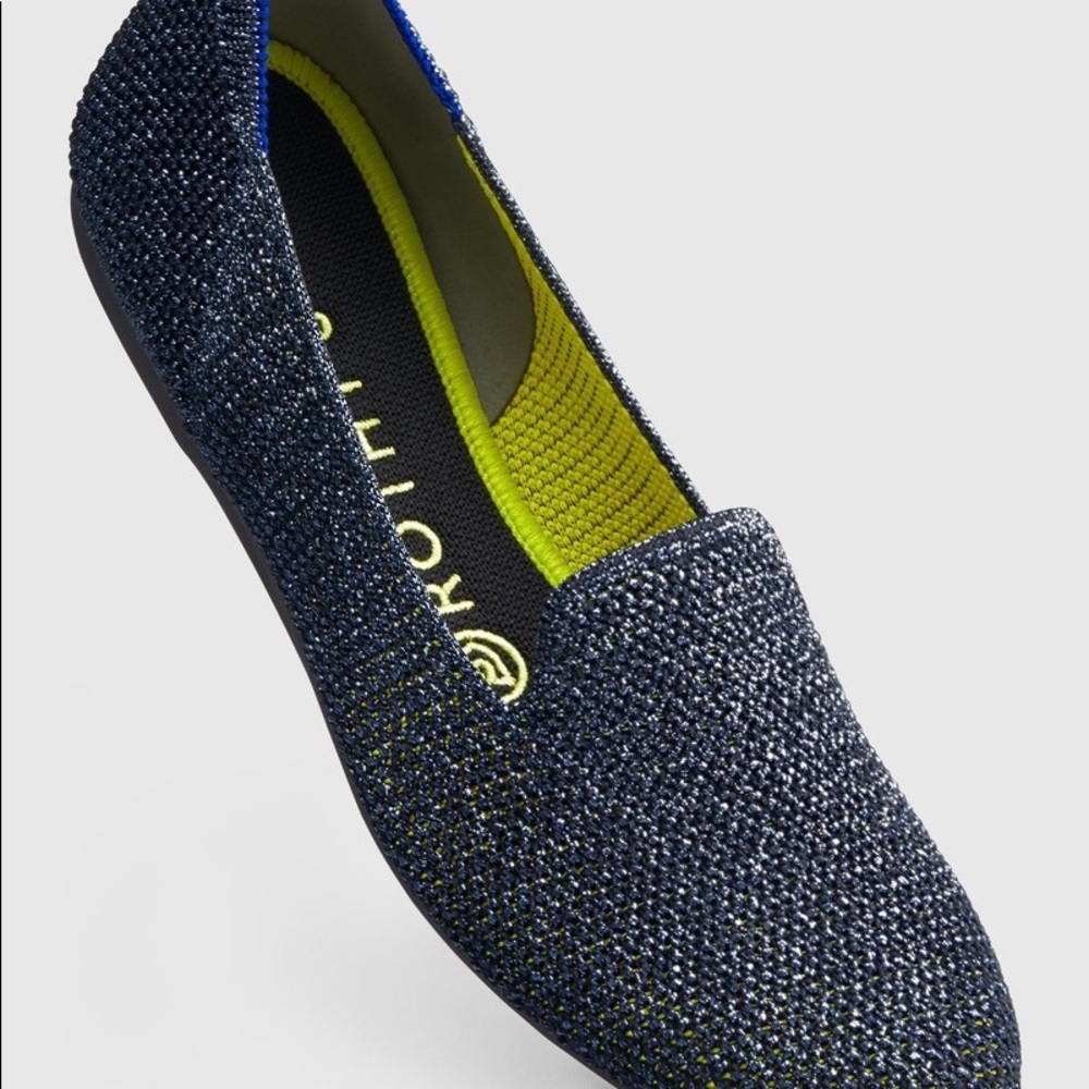 Rothys Metallic Lattice Loafer